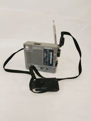 SONY FM/ 2バンドラジオ ICF-B50 非常用ライト付 通電起動視聴ライト点灯確認済 ソニー ラジオ