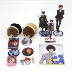 【三重店】文豪ストレイドッグス グッズ まとめ売り 計12点 (文スト/ミニ色紙/缶バッジ/アクスタ/もちもちマスコット/クリップ)【710-A987】