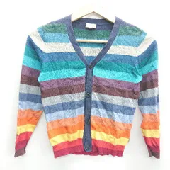 ◇ Paul Smith ポール・スミス キッズ ボーダー 長袖 カーディガン サイズ8A ブルー系 メンズ E  【1406050086381】のサムネイル