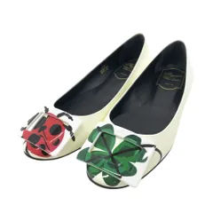 Roger Vivier ロジェ ヴィヴィエ  フラットシューズ てんとう虫 クローバー  ホワイト系 35 レディース [240101332699]のサムネイル