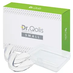 Dr.Qolis正規品 小さめサイズ 歯ぎしり マウスピース 2個セット (型取りスモールタイプ) 専用ケース付き 女性用 子供用 歯ぎしり防止 グッズ 歯ぎしり 対策 歯ぎしり 食いしばり はぎしり マウスガード 歯ぎしり いびき いびき防止グッズ いびき
