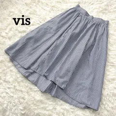 vis ビス　スカート　ストライプ　春