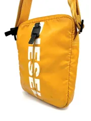 ディーゼル ウエストポーチ  DIESEL ショルダーバッグ イエロー 黄色 白 ナイロンバッグ 【F-BOLD SMALL CROSS】メンズ レディー 男女兼用