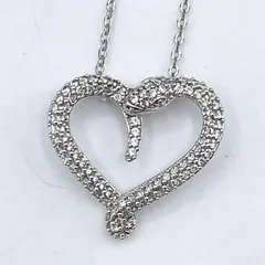 SWAROVSKI スワロフスキー Hypnotic スネーク ハート ネックレス パヴェ 蛇 シルバー ネックレス