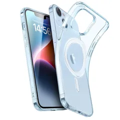 ブルー Zeroシリーズ 用磁気吸着スマホケース iPhone13ケース ケース ケース ケース iPhone14 耐傷性 黄変耐性 軍用規格保護 ワイヤレス充電 柔軟 薄型 iphone13 いphone14 【薄型軽量・Magsafe対応】ESR