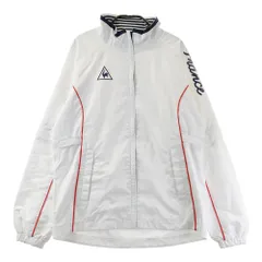 サイズ：M LE COQ GOLF ルコックゴルフ  レインウェア 上下セットアップ  ホワイト系 [240101437690] ゴルフウェア レディース ストスト