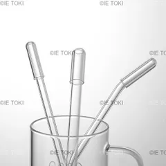 4個再利用可能なガラスわら飲用ストローヒントキャップカバーのための6/8/12ミリメートルタンブラーステンレス鋼ストロー蓋バー箸置き