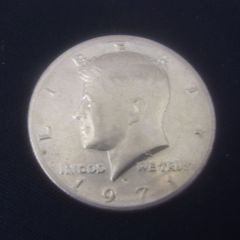 USA ハーフダラー 1971 アメリカ50セントコイン ケネディ - メルカリ