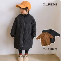 キッズ アウター フードなし 女の子 男の子 韓国子供服 子供服 冬 中綿 キルティング 厚手 おしゃれ ロング丈 コート 防寒 ノーカラー ブラック