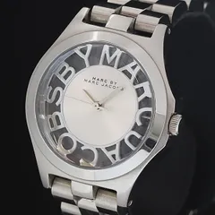  稼動 マークバイマークジェイコブス QZ シルバー文字盤 MBM3291 レディース腕時計 KMR 2000000 NSK