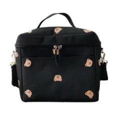 [Clove Cube] 【クローブキューブ】ベビーカーバッグ 荷物入れ 大容量 3way マザーズバッグ 保温保冷 哺乳瓶 収納 (ホワイトベア) [ホワイトベア]