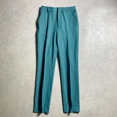 ★スピックアンドスパン ドーリーシーン/ストレッチ◎センタープレス スラックス スティック パンツ /size 36/グリーン/Spick and Span dolly-sean
