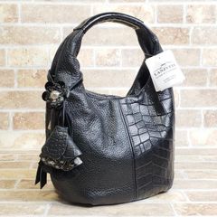 美品 Rose Mary ローズマリー バッファローレザー トートバッグ 黒A4 