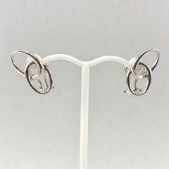【美品 仕上げ済】ティファニー ダブルループ イヤリング シルバー 5.2g