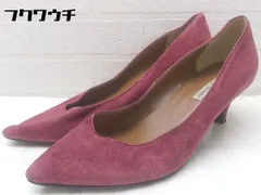 ◇ atelier brugge アトリエブルージュ ポインテッドトゥ パンプス 23 1/2ｃｍ ワインレッド レディース 【中古】 【1002801314125】