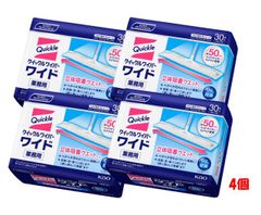 まとめ買い クイックルワイパー ワイド 立体吸着 ウエットシート 業務用 3０枚入  立体吸着 掃除用シート 簡単 時短 衛生的 除菌 消臭 レストラン 飲食店 給食 食品加工工場  花王プロフェッショナル