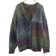 フリークスストア 長袖 ブークレ Vネック ニットカーディガン F マルチ FREAK'S STORE レディース