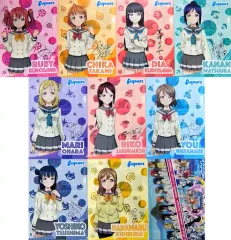 【中古】クリアファイル 全10種セット A4クリアファイル 「ラブライブ!サンシャイン!!×セブンイレブン」 キャンペーン第2弾 対象商品購入特典
