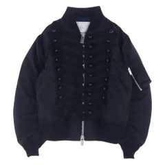 Sacai サカイ ブルゾン 16CDGW-49 DSMG限定 ドーバーストリートマーケット銀座別注 SACAI GEM サカイジェムコレクション ナポレオン MA-1 ブルゾン ブラック系 1【中古】のサムネイル