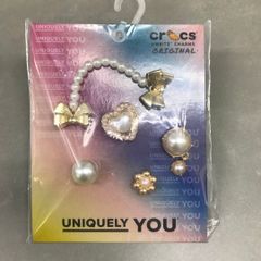 クロックス/CROCS　 jibbitz 　ジビッツ セット　Pearly Gold 5Pack　パーリーゴールド 5パック　シューズアクセサリー　10014831