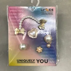 クロックス/CROCS　 jibbitz 　ジビッツ セット　Pearly Gold 5Pack　パーリーゴールド 5パック　シューズアクセサリー　10014831のサムネイル