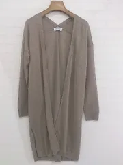 ◇ Simplicite シンプリシテェ ニット 長袖 ガウンカーディガン ブラウン系 レディース P  【中古】 【1211280006074】