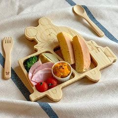 竹食器　くまのがっこう　ジャッキーファンシーカーセット　FUNFAM　日本製