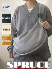 【新品】SPRUCE（スプルス）　≪4色展開≫ A4サイズ 合皮｜ショルダーバッグ　肩掛け　ユニセックス　メンズ　レディース　カジュアル　実用的　マザーズバッグのサムネイル