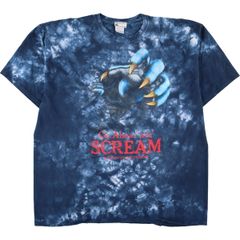 古着 DISNEY PARKS Expedition Everest エクスペディションエベレスト タイダイ柄 キャラクタープリントTシャツ メンズXXL/eaa333718