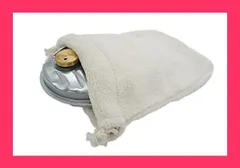 【スタッフおすすめ！】マルカ(Maruka) 湯たんぽ ミニゆたA(エース) 600ml 袋付 MY-600A シルバー