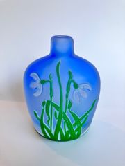 Fenton ヴィンテージ オパールセント フリル花瓶 ミルクガラス - メルカリ