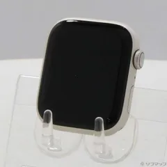 〔中古品〕 Apple Watch Series 7 Nike GPS + Cellular 45mm スターライトアルミニウムケース バンド無し【349】