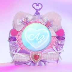ロゼッタ໒꒱· ﾟねこみみ♡ピンクギンガム×パープル〔No.38〕~B品~
