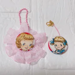 マーガレット&ソフィー チャーム ボールチェーン キーホルダー ハンドメイドのサムネイル