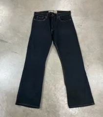 LEVI'S(リーバイス) 527 黒 ロー フレア ブーツカット デニム ジン ( 34 ）