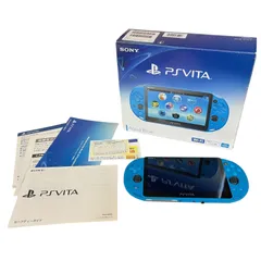 【管33137】動作未確認☆PS VITA  PCH-2000 本体 アクアブルー SONY PlayStation ACアダプタなし 現状渡し