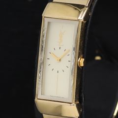 美品 稼働 YSL 5421 黒スクエア 高級感メッシュ 電池交換済 レディース 美品 稼働 YSL 5421 黒スクエア 高級感メッシュ 電池交換済 レディース