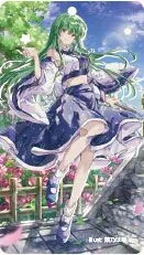 東方Project アクリルキーホルダー 東風谷早苗n-1　-ハチワレキッド-(送料込)