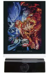 【中古】雑貨 煉獄杏寿郎＆猗窩座(無限列車編) ミニアートボード 「一番くじ 鬼滅の刃～上弦の参～」 F賞