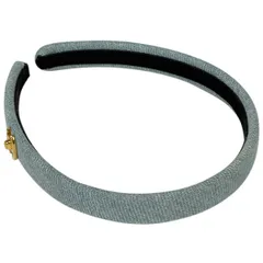 シャネル CHANEL ココマーク カチューシャ ターンロック カチューシャ デニム ライトブルー レディース 【中古】のサムネイル