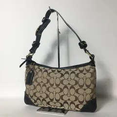 2510-138｜コーチ シグネチャー ワンショルダーバッグ ブラック