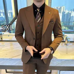 [5XL]秋冬 コーデ メンズ 用 服 シンプル ファッション オシャレ 大人 かっこいい 大きいサイズ ストリート 紳士服  ボタン付き スーツ ビジネス カジュアル 無地 韓国スタイル スリム 結婚式 スーツ
