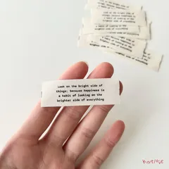 ハンドメイド布タグ　2cm　8枚入り　[L-2001]