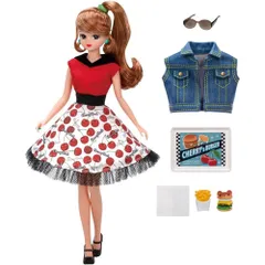 新品ワンピース☆リカちゃん＊ワンピース＊ベストつき風 LF3