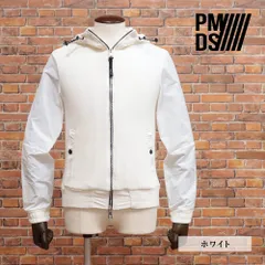 24SS/PMDS/Mサイズ/パイル パーカー KATO コンビネーション ジップ フーディー イタリア製 ピーエムディーエス 新品/白/ホワイト/ke123/