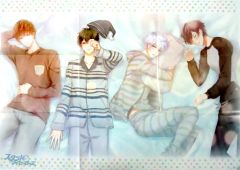 [중고] 포스터(애니메이션) 양면 B2 포스터(9개절) 집합/MARGINAL#4 [스탠드 마이 히어로즈/MARGINAL #4 KISS에서 창조하는 Big Bang] 전격 Girl'sStyle 2017년 2월호 부록