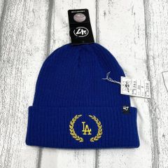 47 フォーティセブン⚫︎帽子　ニット帽　ニットキャップ　ビーニー　ドジャース　カフニット　ロイヤル