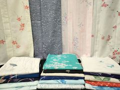 平和屋着物□上質な小紋 変わり七宝花文 正絹 逸品 CAAU3224ng