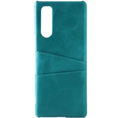 Xperia 1 IV ケース SO-51C SOG06 エクスペリア1 マーク4  カード収納 レザー スマート ケース 【Color】 ピーコックグリーン