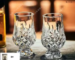 【新品・未使用】お買い得　6点セット　ロックグラス　ウイスキー　ガラス　グラス　クリスタル 　美品　杯　盃　酒杯　クラシック
